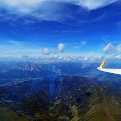 Flugwegposition um 13:13:13: Aufgenommen in der Nähe von St. Nikolai im Sölktal, 8961, Österreich in 3110 Meter